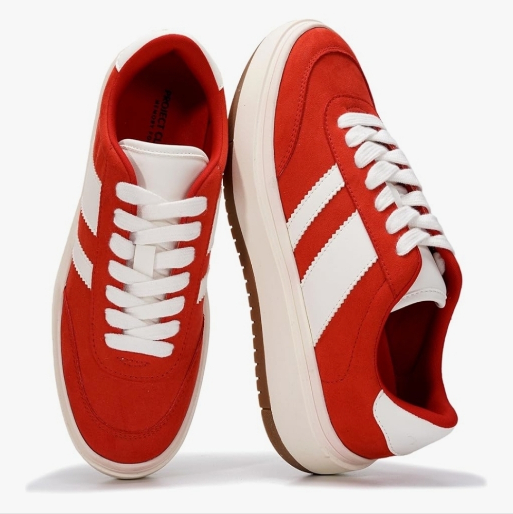 Project Cloud Nita Red Platform Sneakers